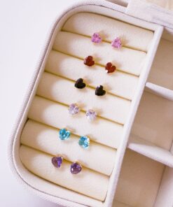 80029 - Zarcillos topitos cristal