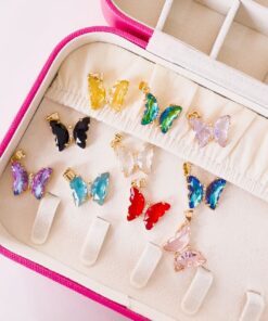 20118 - Dije mariposa con cristal