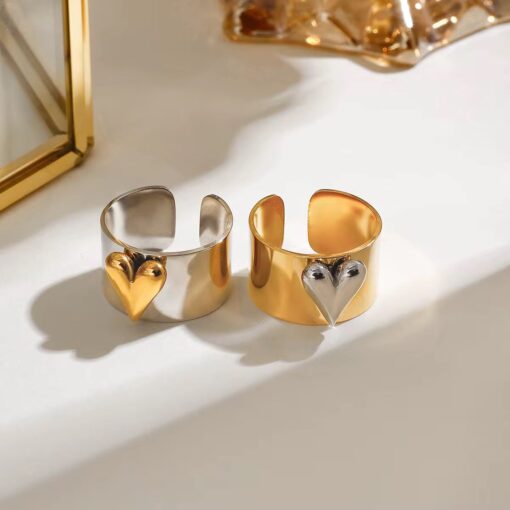 30004 - Anillo Bicolor acero - Imagen 2
