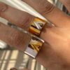 30004 - Anillo Bicolor acero