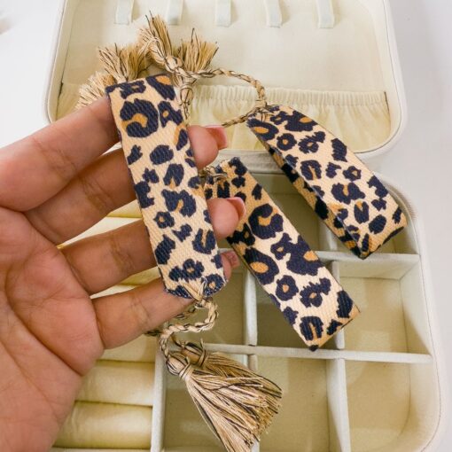 41021 - Pulsera tela animal print