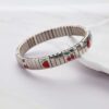 41068 - Pulsera plateada Acero multi fruta