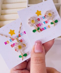 21052 - Collar set flor