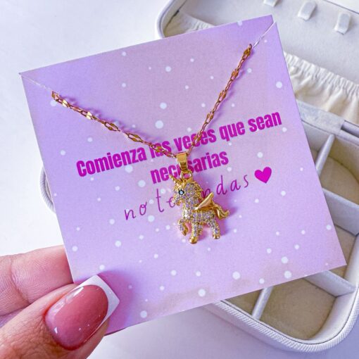 21062 - Collar Armado unicornio