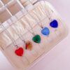 #2 - Combo collar plateado corazon 5 x 8$
