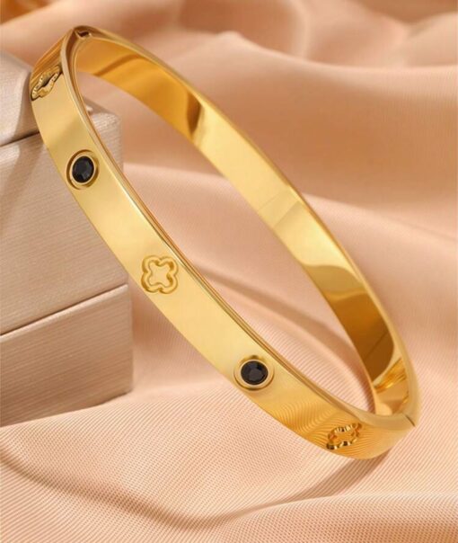 41041 - Pulsera verde oscuro Acero Bangle