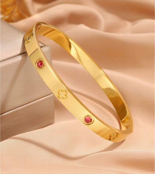 41041 - Pulsera rosado Acero Bangle