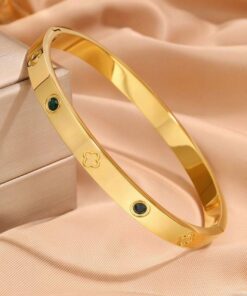 41041-6 Pulsera Negro Acero Bangle