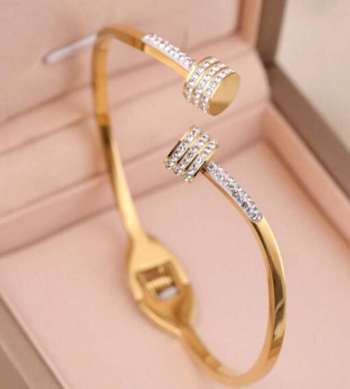 41086 - Pulsera acero con cristales - Imagen 4
