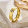 30008 - Anillo bangle acero dorado