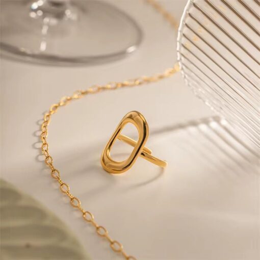 30010 - Anillo ovalo acero