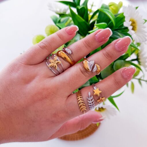 30011 - Anillo variado bicolor