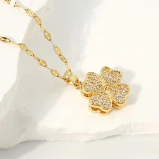 21050-1 Collar armado trebol giratorio - Imagen 2