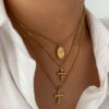 21095 - Collar Armado religioso acero