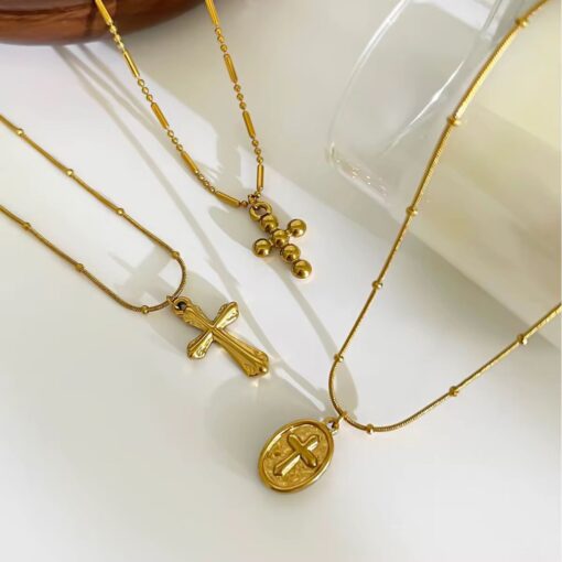 21095 - Collar Armado religioso acero - Imagen 2