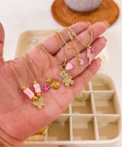 #11 - Combo promo 5 collares rosado