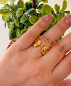 30002-5 Anillos Rodio doble U