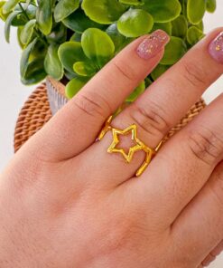 30002 - Anillos Rodio estrella