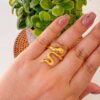 30002-7 Anillos Rodio serpiente