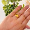 30002-9 Anillos Rodio corazon