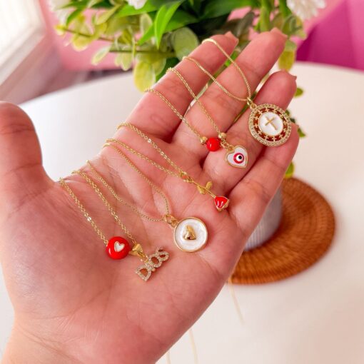 #13 - Combo rojo promo 5 collares