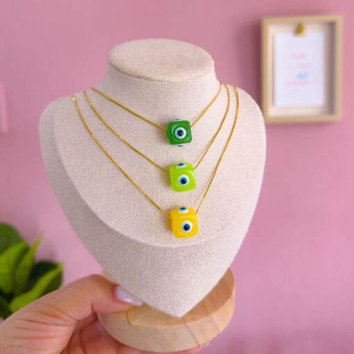 21068 - Collar Armado ojo turco - Imagen 2