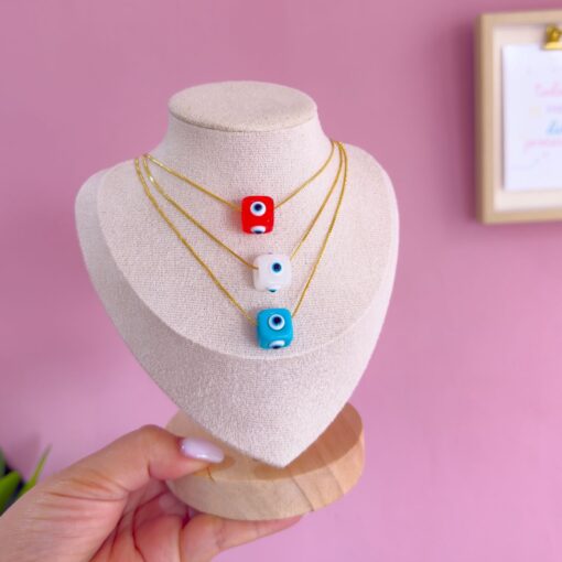 21068 - Collar Armado ojo turco - Imagen 5