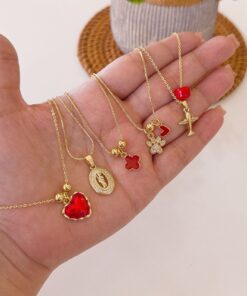#16 - Combo ROJO 2 collares 18$