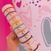 41017 - Pulsera cuerda con corazon
