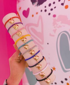 41017 - Pulsera cuerda con corazon
