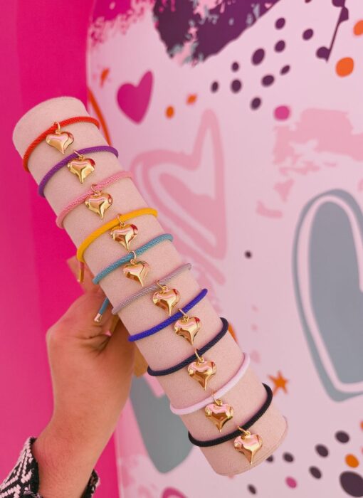41017 - Pulsera cuerda con corazon