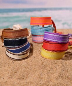 Alternative view of 41006 - Pulsera tela colores