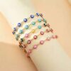 41099 - Pulsera acero ojo turco esmaltado