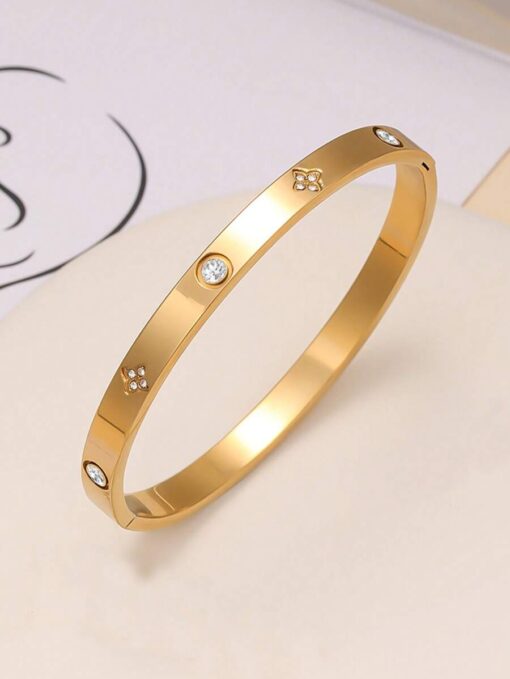 41046 - Pulsera acero estrella cristal