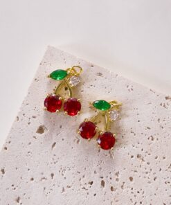 20152 - Dije cereza con cristal