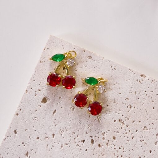 20152 - Dije cereza con cristal