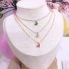 21063 - Collar armado mini corazon cristal