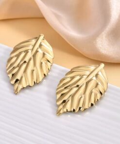 80045 - Zarcillo Acero Hoja