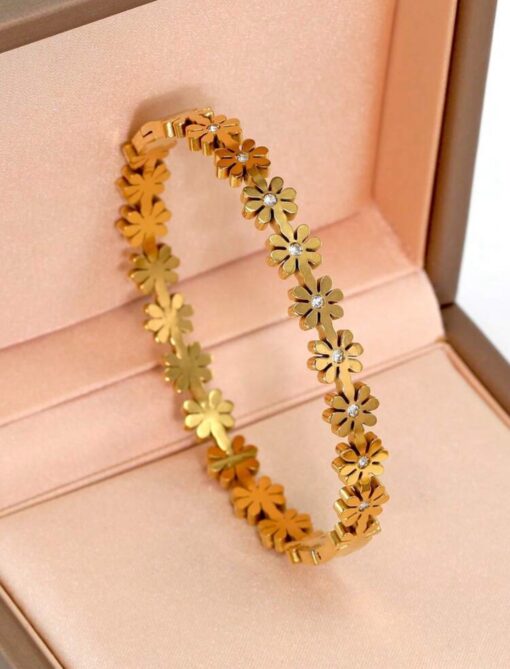 41015 - Pulsera flor acero