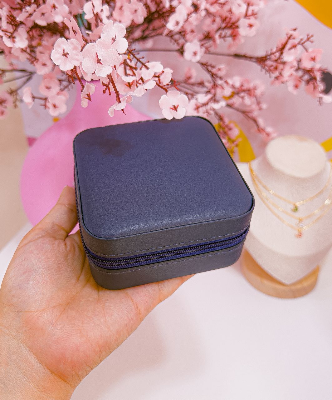 90999-1 Mini Joyero Azul Oscuro
