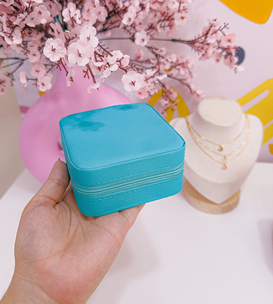 90999-11 Mini Joyero Turquesa