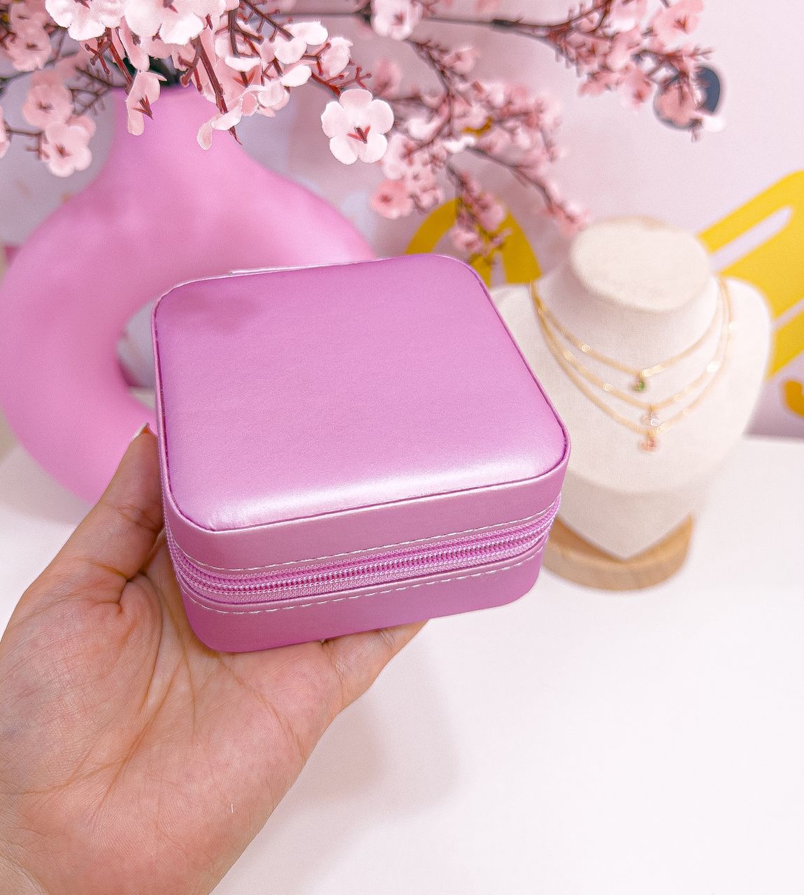 90999-6 Mini Joyero Fucsia Brillante