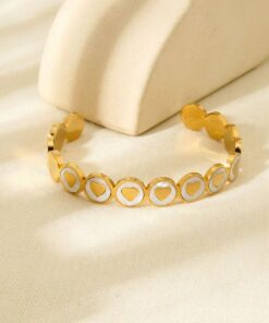 41027 - Pulsera Acero corazones