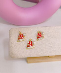 20332 - Dije navidad gorro con perla