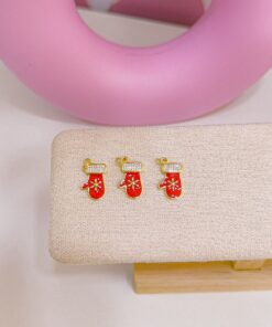 20334 - Dije navidad guante rojo