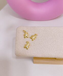 20342 - Dije navidad galleta dorada