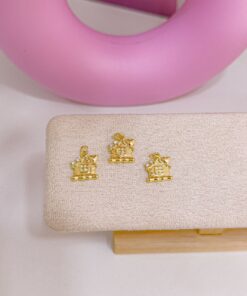 20350 - Dije navidad casita con corazon