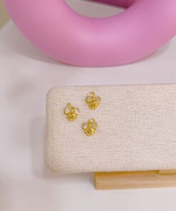 20349 - Dije navidad regalo con lazo dorado