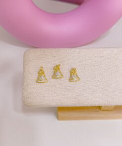 20351 - Dije navidad campana con cristales