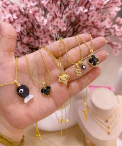 #3 - Combo 5 Collares Armados Negro